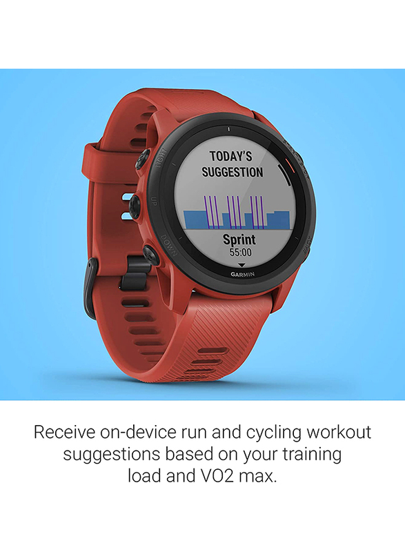 Garmin Forerunner 745 Running and Triathlon Smartwatch, Red