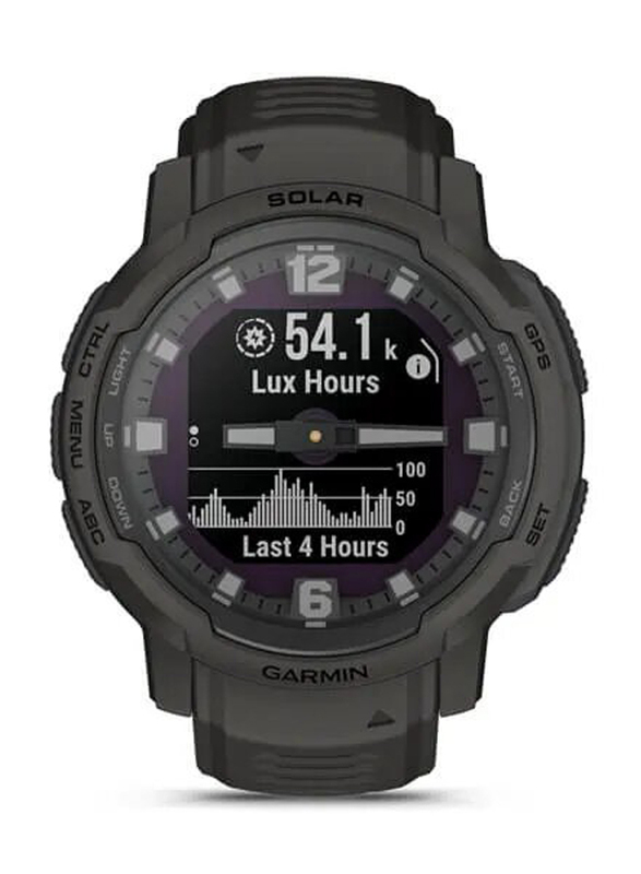 Garmin 45mm Instinct Crossover Solar Smartwatch, Graphite