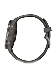 Garmin Venu 2S Slate Bezel with Graphite Case & Silicone Band, Graphite