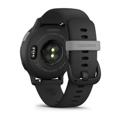 Garmin Vivoactive 5 Smartwatch - Slate aluminium bezel with black case and silicone band, 42.2mm, Black, 010-02862-10