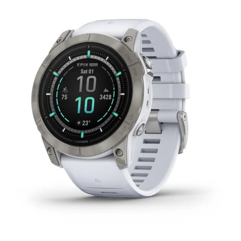 Garmin Epix Pro Gen 2 Sapphire Edition Titanium with Whitestone Band Smartwatch 51mm 010-02804-11