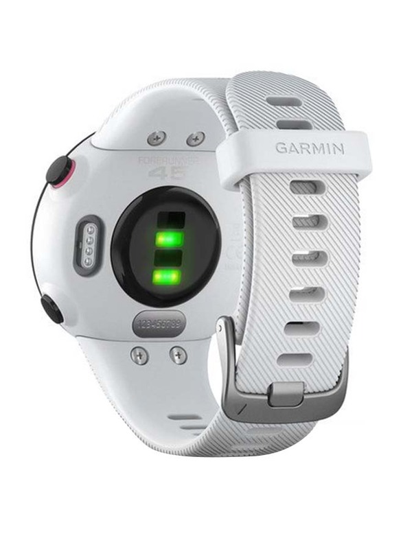 Garmin Forerunner 45S Smartwatch, White