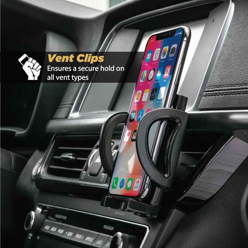 Scosche STUCKUP 4 IN 1 Phone Mounting System for Windows/Dash/Vent/ Cup Console Black, IHW10