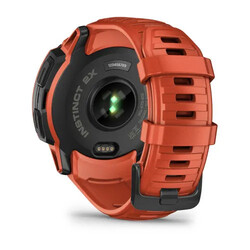 Garmin Instinct 2X Solar Smartwatch, Flame Red, 50mm, 010-02805-01