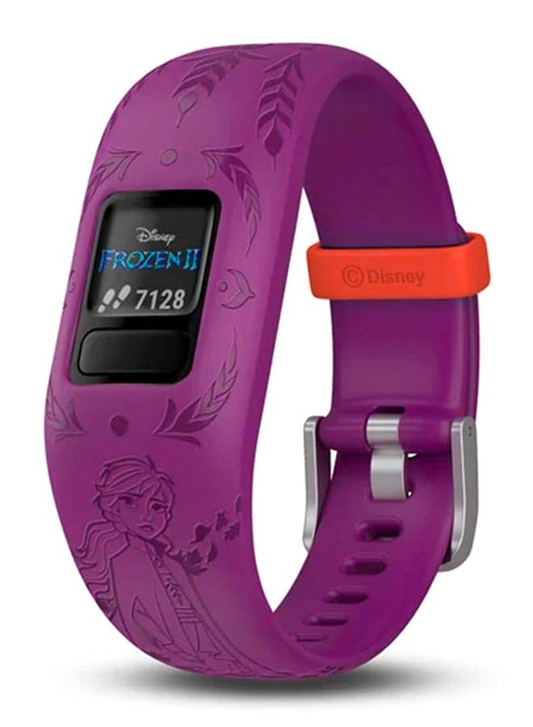 Garmin Vivofit Jr.2 Adjustable Frozen Anna Activity Tracker for Kids, Violet