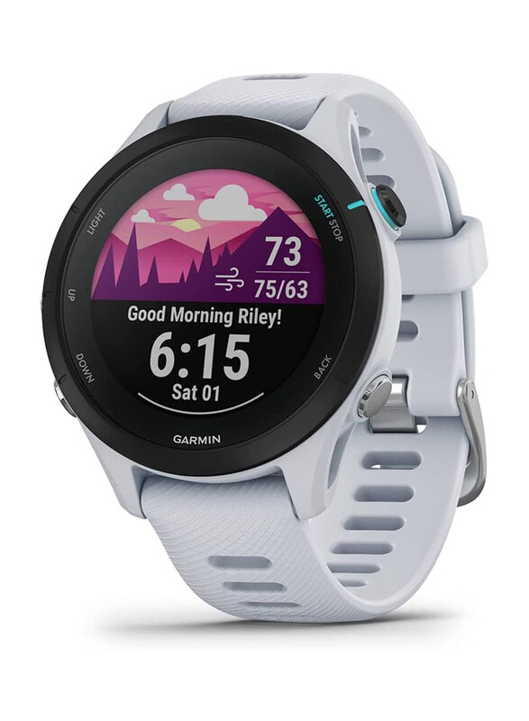 

Garmin Forerunner 255 Music GPS with Wifi Smartwatch, Whitestone