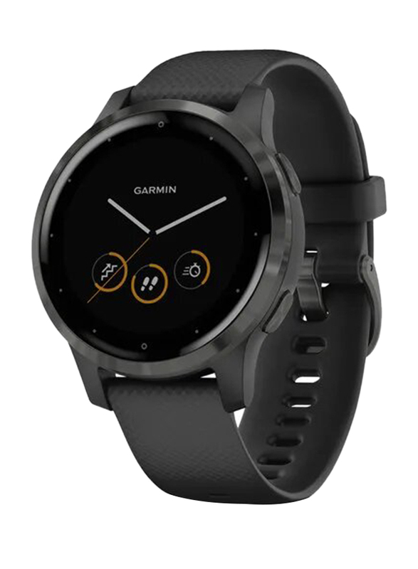 Garmin vivoactive 4S 40mm MIP Display Smartwatch, GPS, Slate/Black