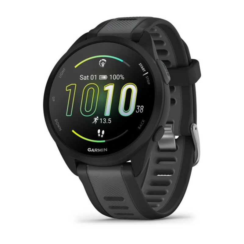 Garmin Forerunner 165 Smartwatch Black/Slate grey, 43mm, 010-02863-20