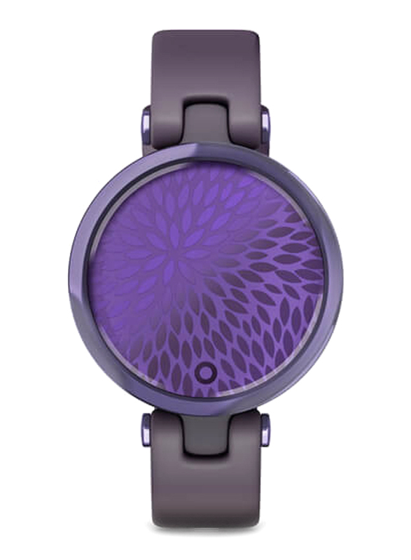 Garmin Lily Sport Smartwatch, Midnight Orchid/Deep Orchid