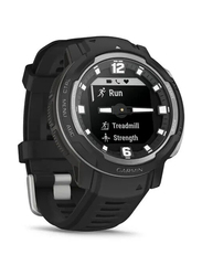 Garmin Instinct Crossover Smartwatch, Black, 45mm, 010-02730-03