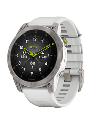 Garmin Epix Gen 2 42mm Smartwatch with Music Storage, GPS, White