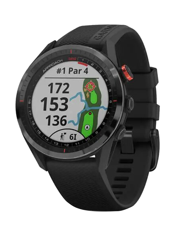 

Garmin Approach S62 Golf Smartwatch, Black Ceramic Bezel with Black Silicone Band