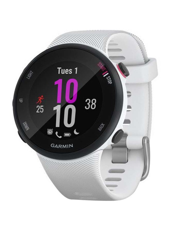 Garmin Forerunner 45S Smartwatch, White