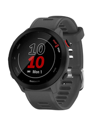 Garmin Forerunner 55 GPS Running Watch with Daily Suggested Workouts Up to 2 weeks of Battery Life, Monterra Grey