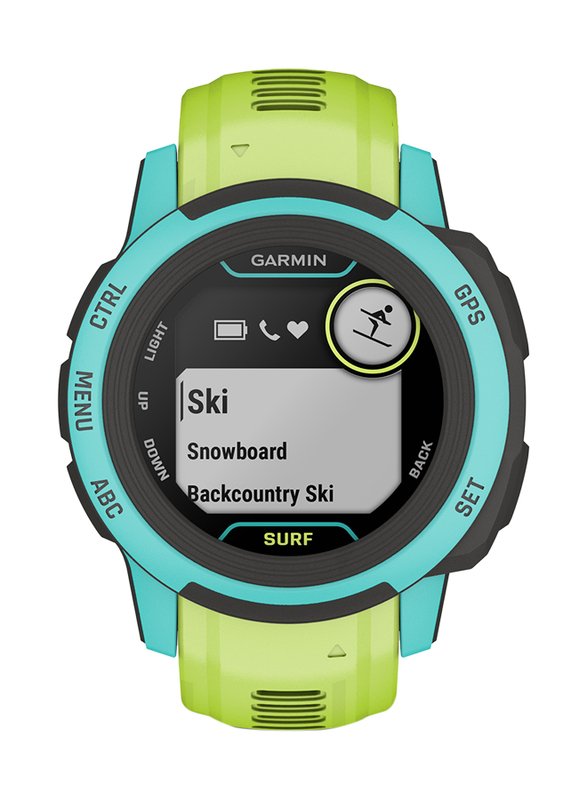 Garmin Instinct 2S 40mm Smartwatch, Surf Edition, 010-02563-02, Waikiki