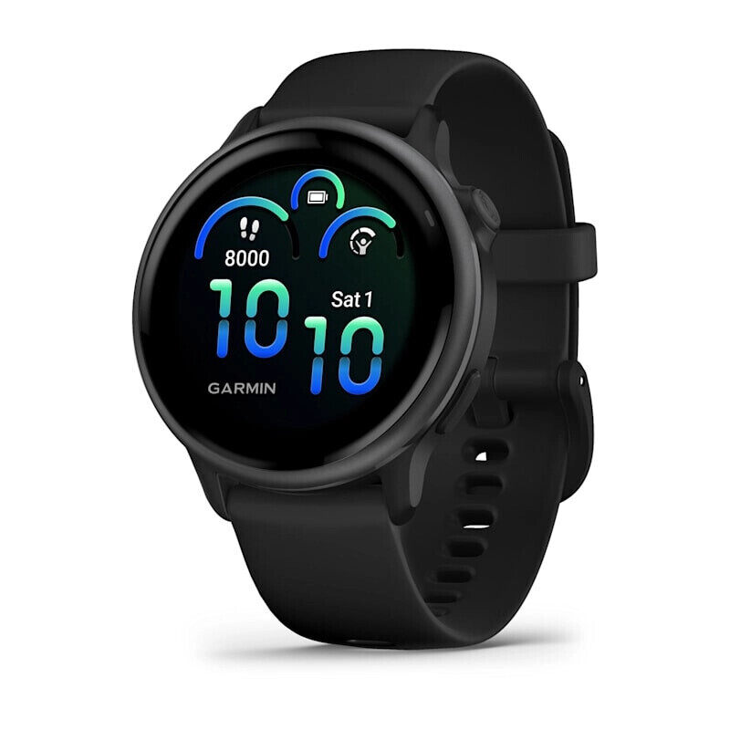 

Garmin Vivoactive 6 Health and Fitness GPS Smartwatch Slate with Black Band 010-02985-00