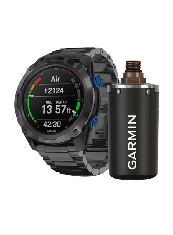 

Garmin Descent Mk2I 52mm Bundle Smartwatch, GPS, Titanium Carbon Grey DLC with DLC Titanium Band