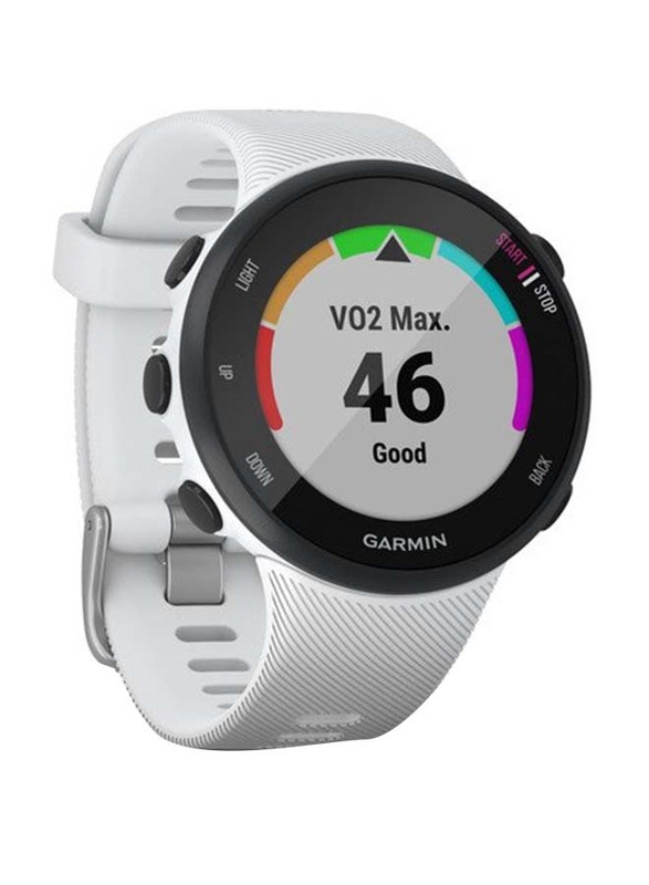 Garmin Forerunner 45S Smartwatch, White