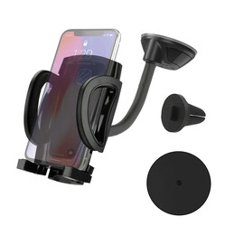 Scosche STUCKUP 4 IN 1 Phone Mounting System for Windows/Dash/Vent/ Cup Console Black, IHW10