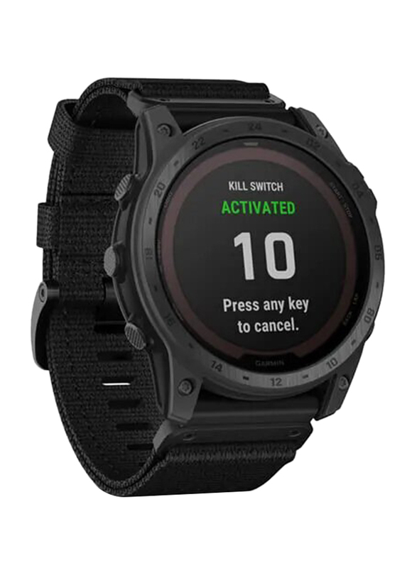 Garmin Tactix 7 51mm Pro Ballistics Edition Solar Powered Tactical GPS Smartwatch, Black