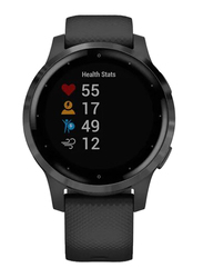 Garmin vivoactive 4S 40mm MIP Display Smartwatch, GPS, Slate/Black