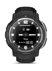 Garmin Instinct Crossover Smartwatch, Black, 45mm, 010-02730-03