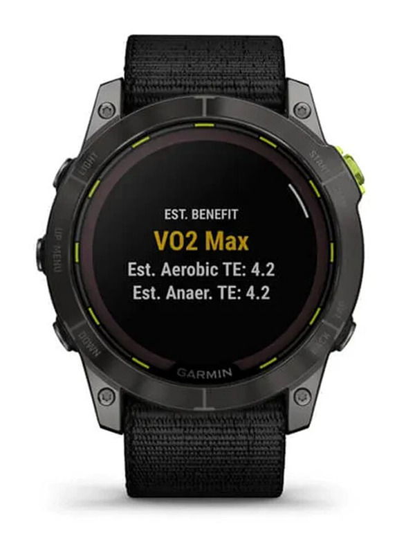 Garmin Enduro 2 51mm Ultra Performance Multisport GPS Solar Smartwatch, Carbon Grey