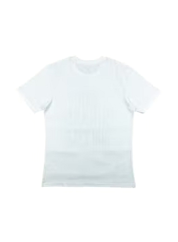 Horn Ok Please Relaxed Fit Cotton T-Shirt for Men, Small, White
