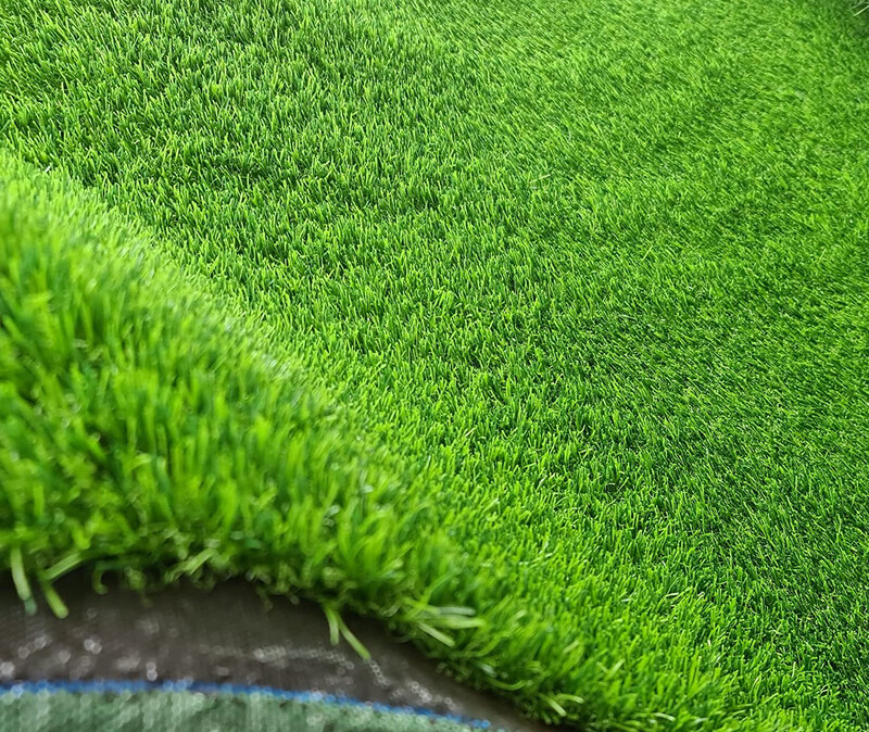 

Modern Floors Natural Look & Feel Artificial Turf Fake Grass Synthetic Carpet, 30mm, 2 x 4m, Mix Green