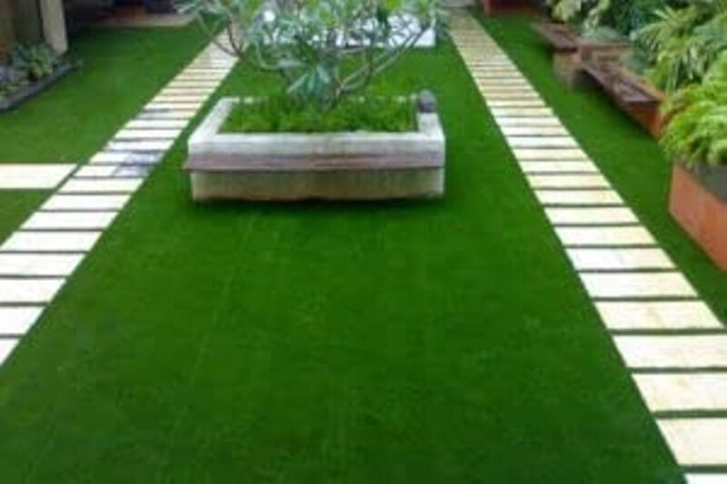 

Modern Floors 50mm Artificial Turf Fake Grass Synthetic Carpet, 2M X 1M, Dark Green
