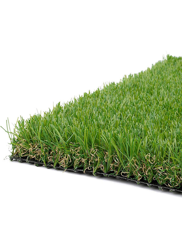 

Modern Floors Natural Look & Feel Artificial Turf Fake Grass Synthetic Carpet, 40mm, 2 x 5m, Green/Brown