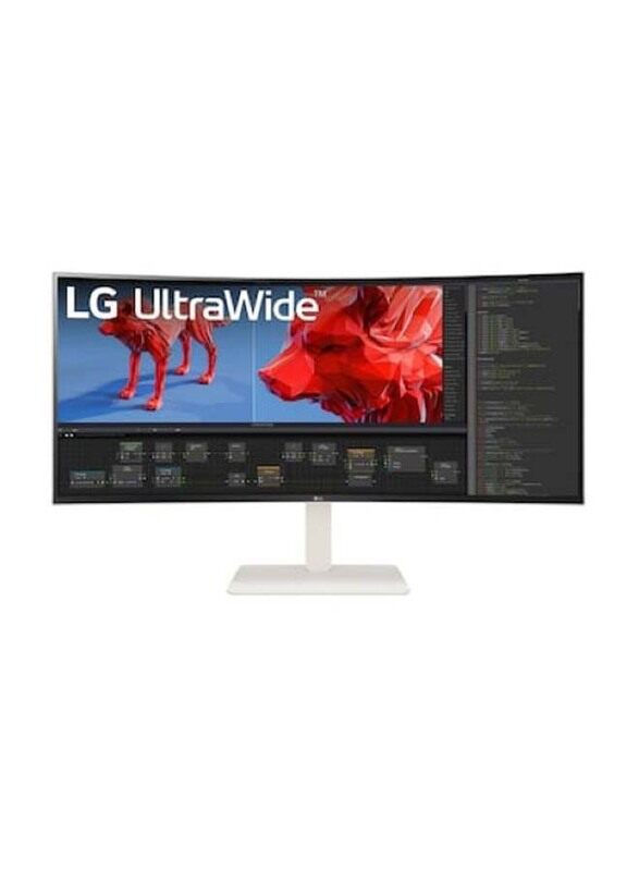 

LG 38 Inch UltraWide Curved QHD+ LED Monitor, 38WR85QC-W.AMA, White