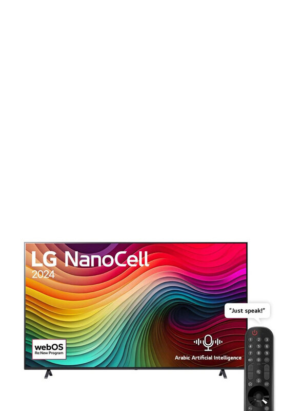 

LG 65-Inch 4K UHD LED Smart TV, 65NANO81T, Black