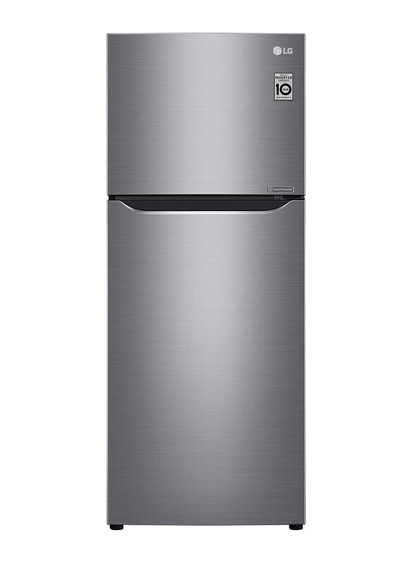 

LG 345L Free Standing Double Door Refrigerator, GR-C345SLBB, Silver