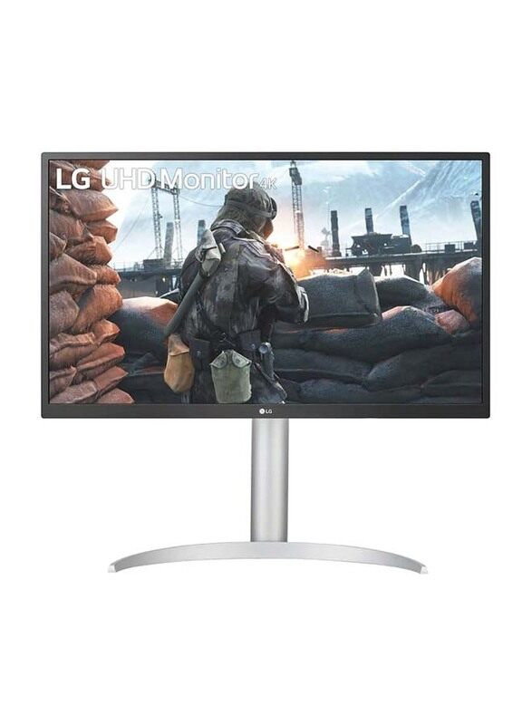 

LG 27 Inch 4K UHD LED Gaming Monitor, 27UP550N-W, White