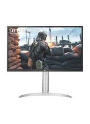 LG 27 Inch 4K UHD LED Gaming Monitor, 27UP550N-W, White