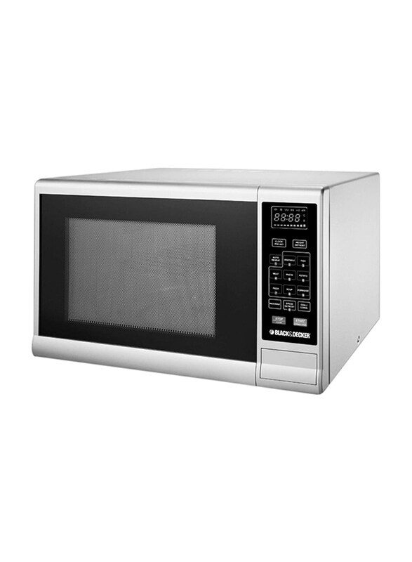 

Black+Decker 30L Combination Microwave Oven with Grill, MZ3000PG-B5, Silver