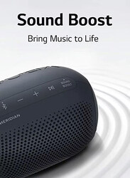 LG Xboom Go Bluetooth Speaker, PL2, Black