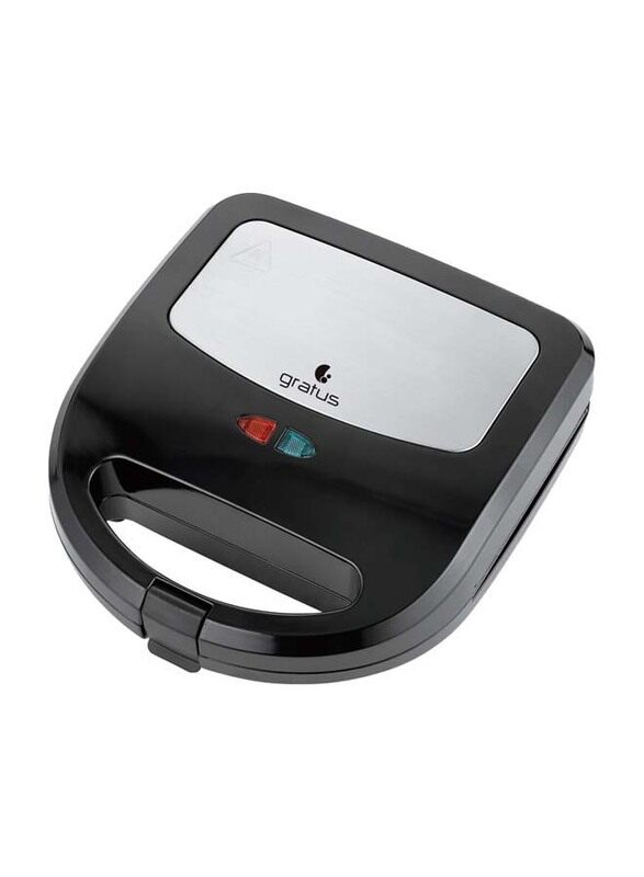 

Gratus Sandwich Maker Sandwich Grill & Waffle Maker, 750W, GSM750UC, Black