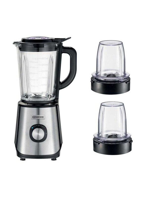 

Kenwood Glass Blender, 1000W, BLM45.720SS, Silver