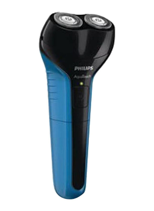 

Philips Aqua Touch Wet & Dry Electric Shaver, AT600/15, Black/Blue