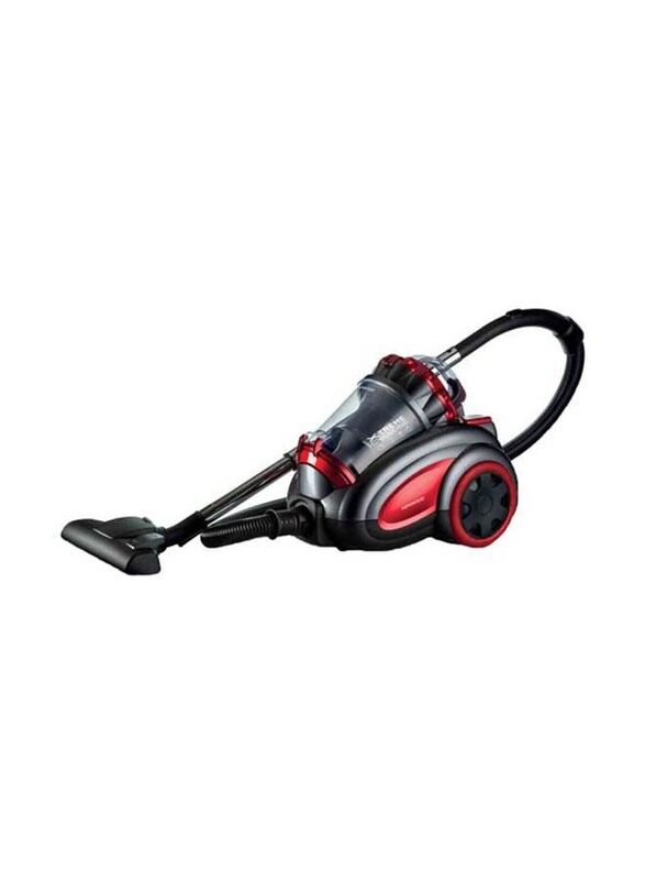 

Kenwood Multi Cyclonic Bagless Canister Vacuum Cleaner, 2200W, kenwoodVBP80000RG, Grey/Red