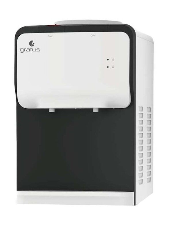 

Gratus 2 Tap Hot & Cold Table Top Water Dispenser, GWTT21AC, Black