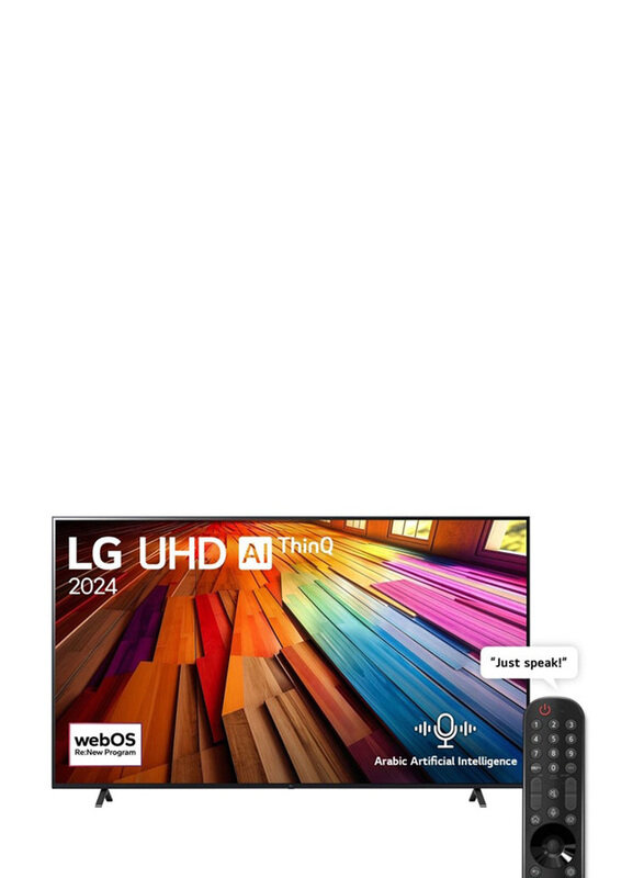 

LG 55-Inch 4K UHD LED Smart TV, 55UT80006LA-AMAE, Black