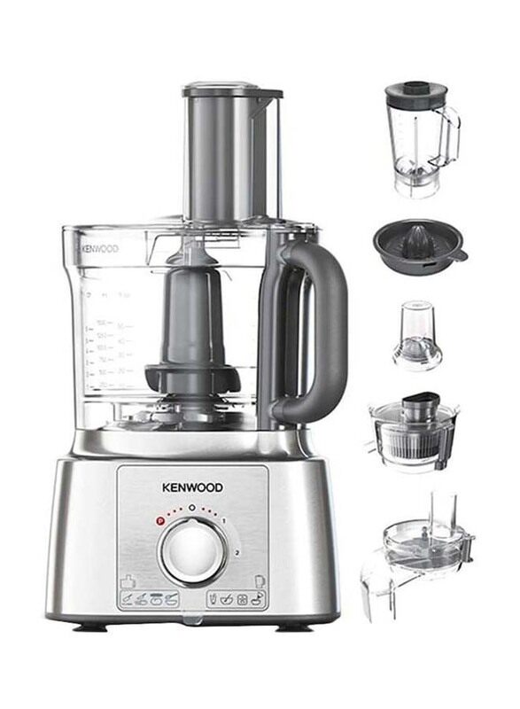 

Kenwood Multi-Functional Food Processor, 1000W, FDP65.880SI, Silver