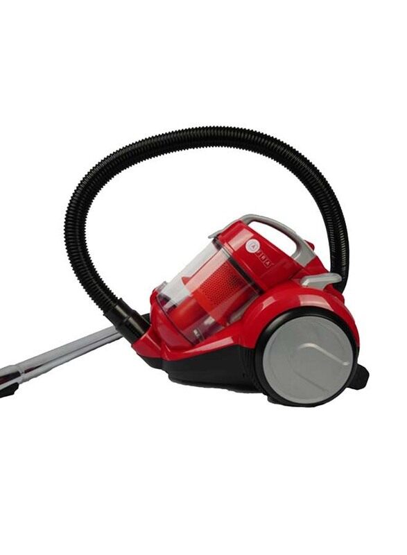 

AFRA 2 In 1 Brush And Nozzle 7 Meter Radius Cyclone Vacuum Cleaner, 2L, 2000W, AF2000VCRD, Red