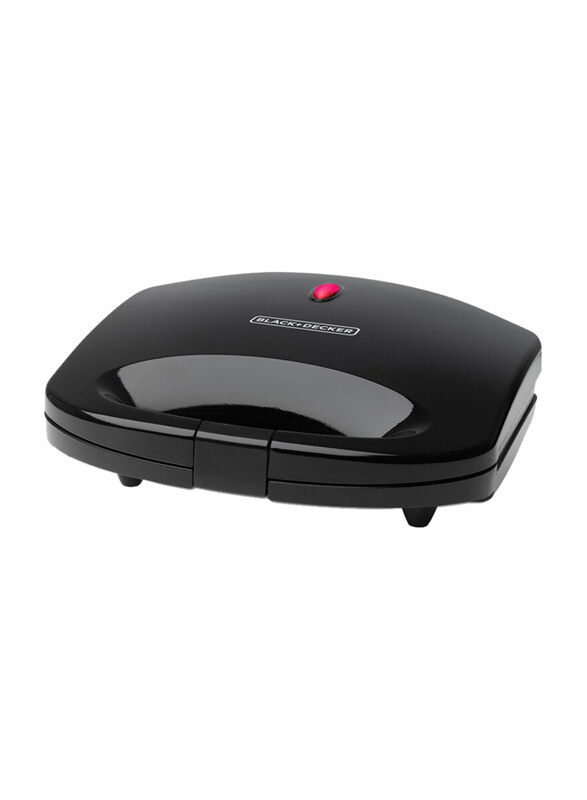 

Black+Decker 2 Slice Sandwich Maker, 600W, TS1000-B5, Black