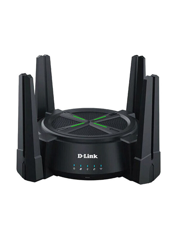 

D-Link AX6000 Dual Band Mesh Multi-Gigabit Wi-Fi 6 Router, DIR-X6080Z, Black