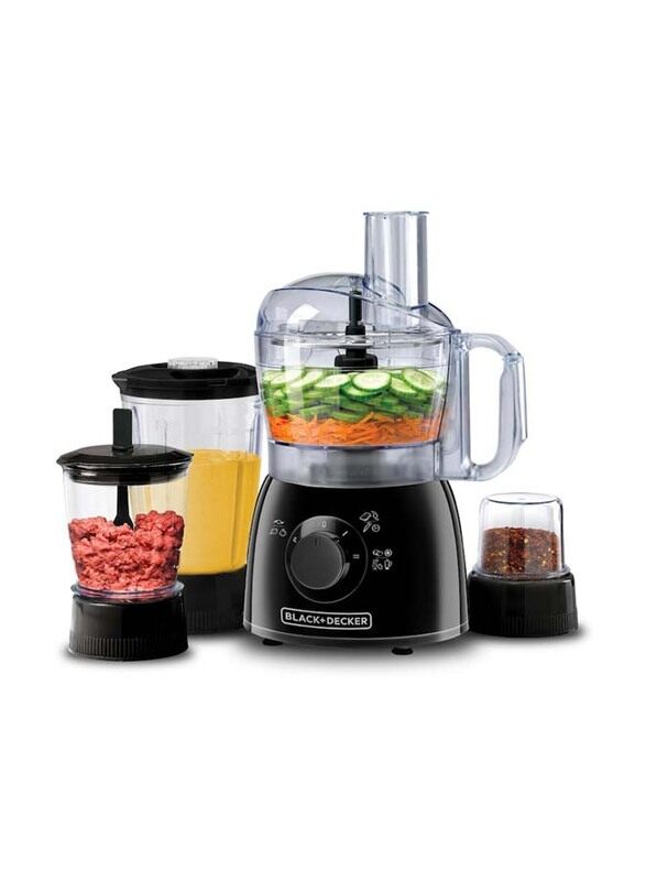 

Black+Decker Food Processor, 400W, KR43-B5, Black