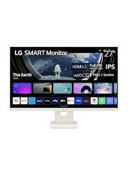 LG 27 Inch Smart FHD LED Monitor, 27SR50F-W.AMA, White